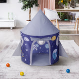 Space Theme Popup Kids Play House Tent