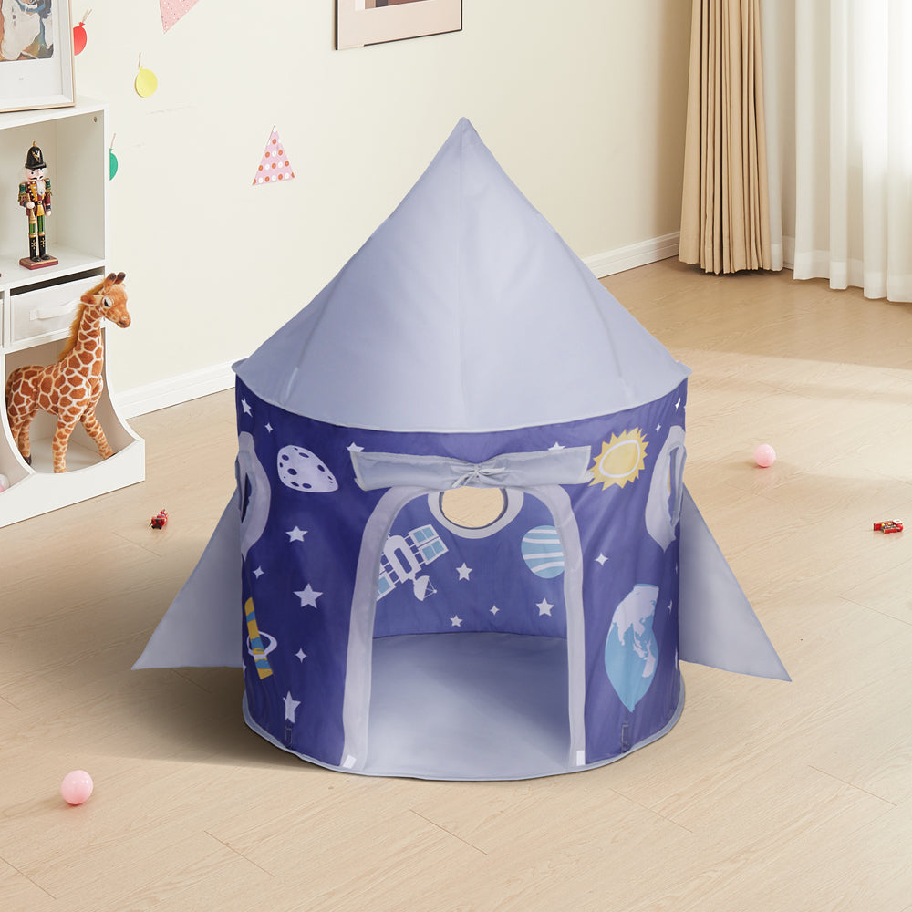 Space Theme Popup Kids Play House Tent