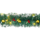 270CM Christmas 50 LED Light Up Xmas Decor Hanging Rattan, Golden Ball