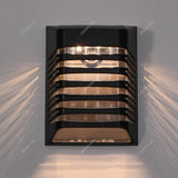 9cm W x 12cm H Outdoor Solar-Powered Waterproof Wall Light