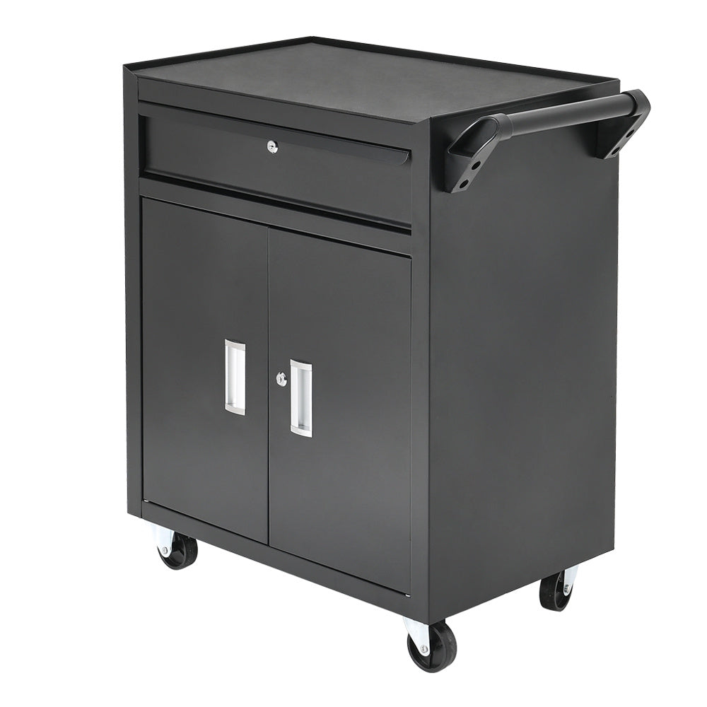 Lockable Rolling Tool Trolley Storage Cabinet