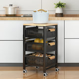 3 Tier Pull Out Storage Rack for Kitchen