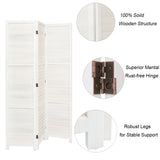 Folding Room Divider Privacy Separator Screen White 3 Panel