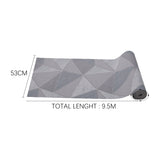 Light Grey Metallic Geometric Wallpaper Roll