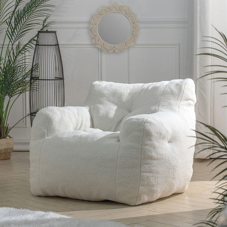 Ultra Soft Sponge Bean Bag Chair for Living Room