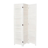 Folding Room Divider Privacy Separator Screen White 3 Panel