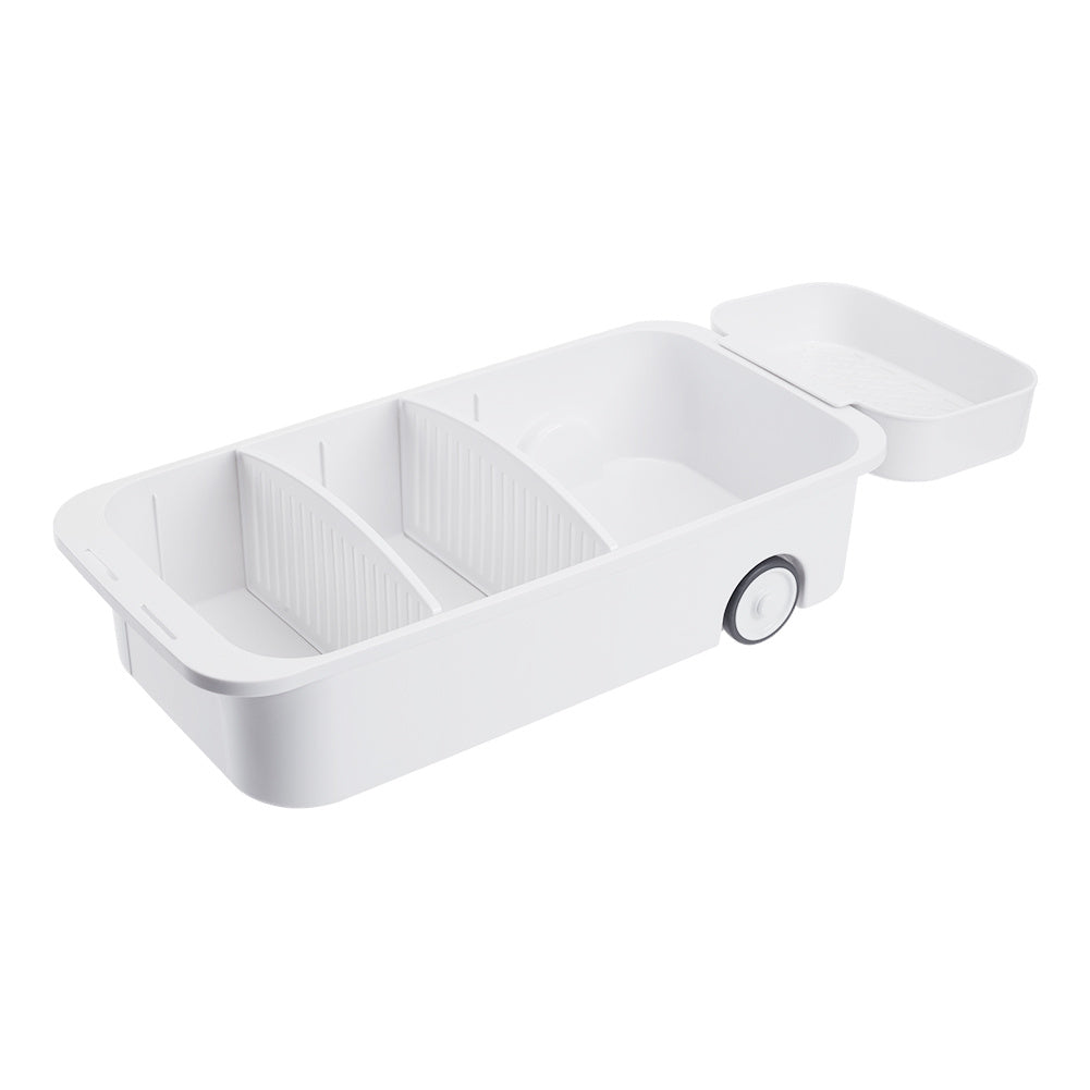 Undersink Pull Out Sliding Storage Basket for Kitchen Bathroom