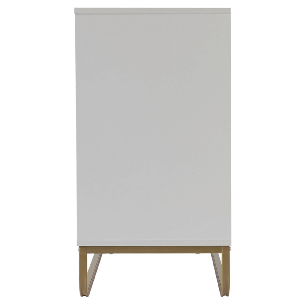 148cm W x 76cm H Modern Wooden Three Doors Side Cabinet