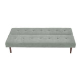 Contemporary Convertible Sofa Bed Grey