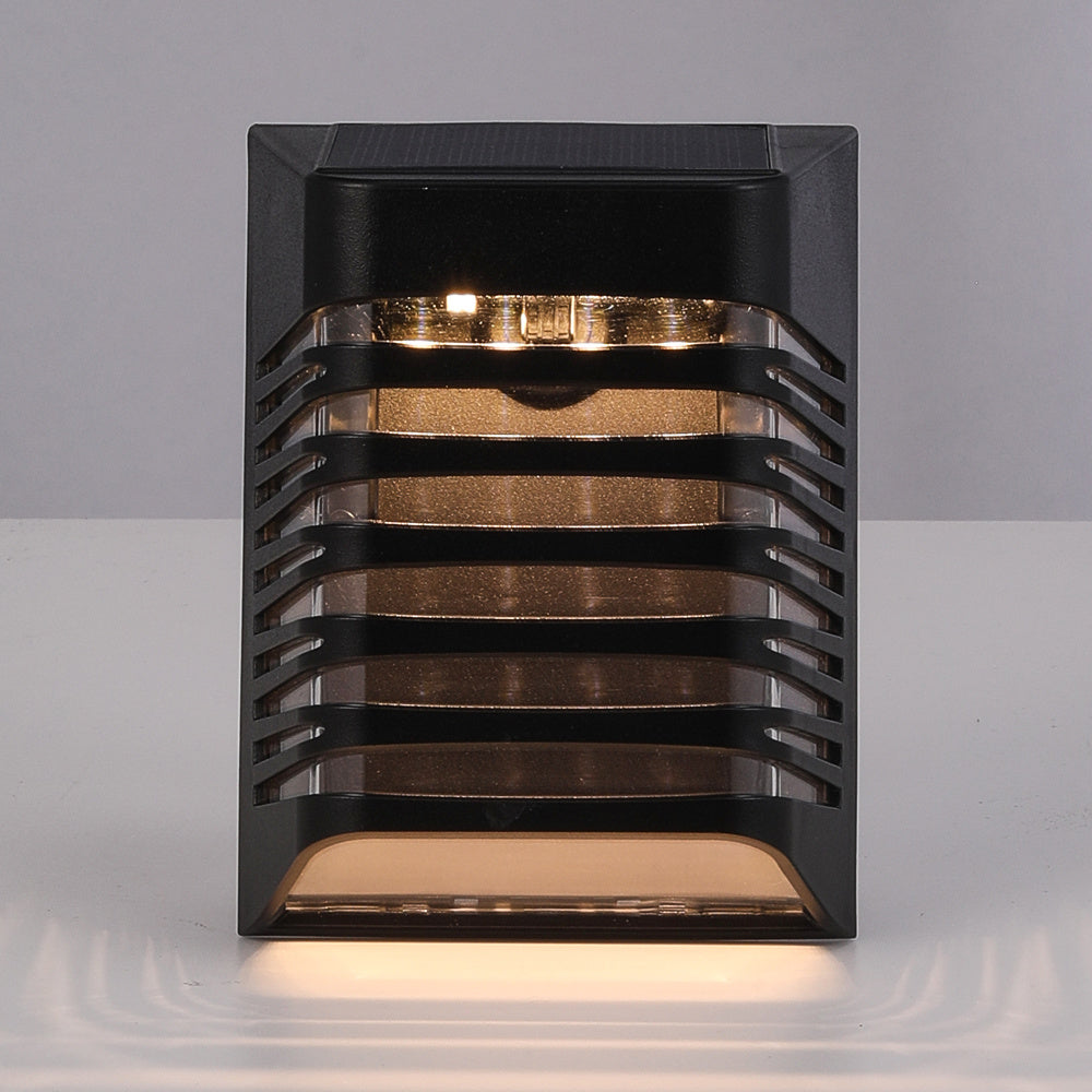 9cm W x 12cm H Outdoor Solar-Powered Waterproof Wall Light