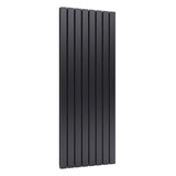 1824W Steel Smoke Grey Vertical Tall Radiator with Double Panel