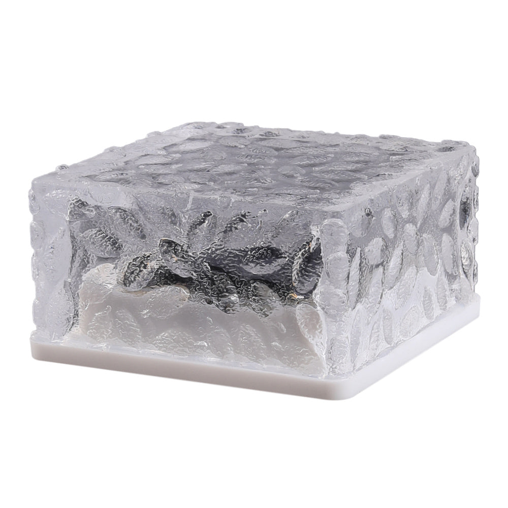 Transparent Solar Powered Acrylic LED Light Brick