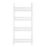 52cm W x 118cm H 4-Tier Wooden Modern Wall-Mounted Shelf