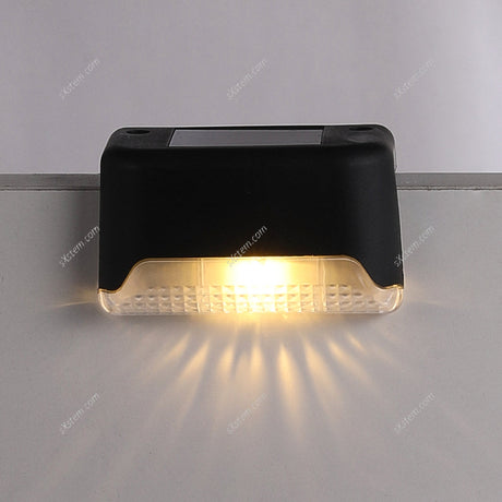 8cm W x 4.5cm H Solar-Powered Waterproof Step Light