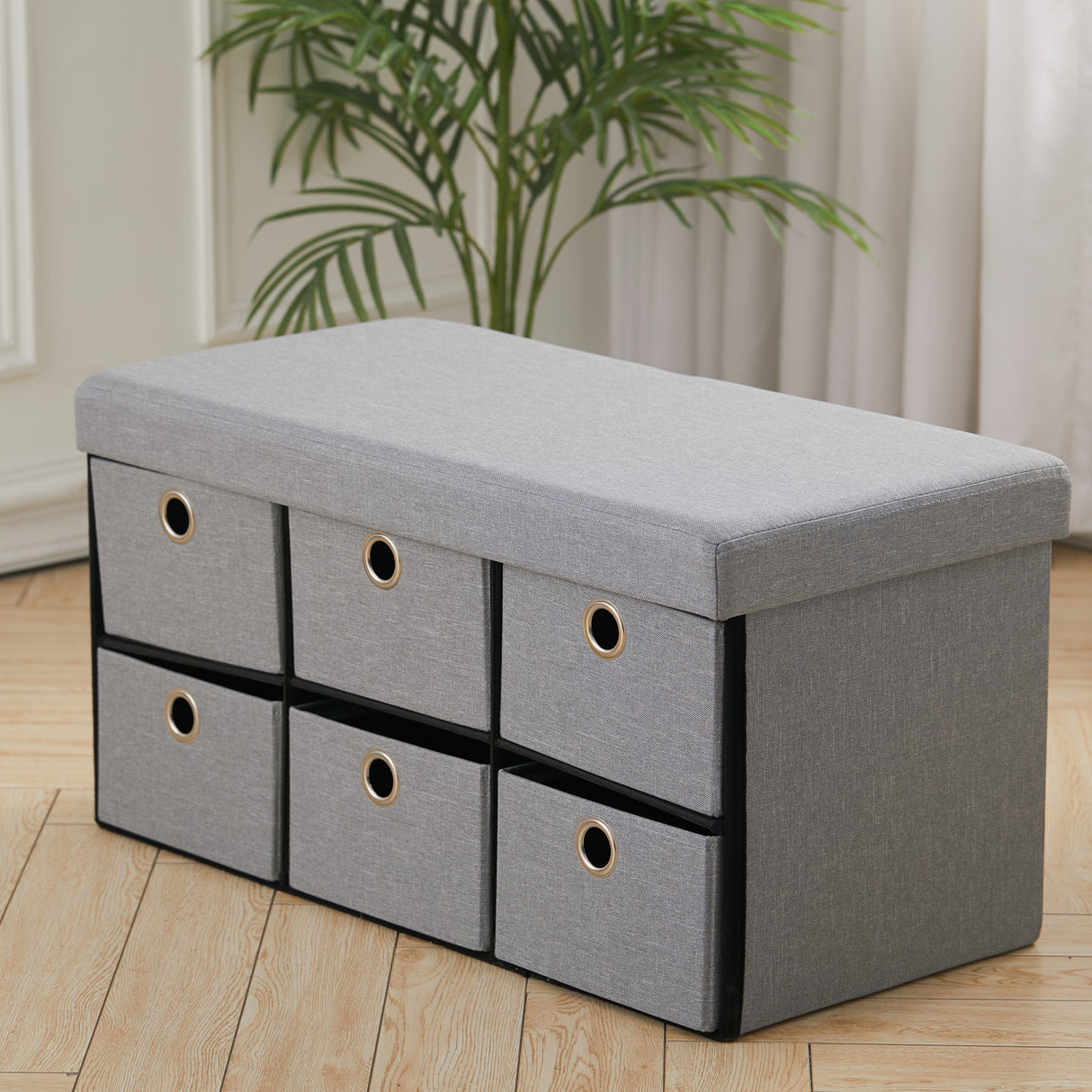 Fabric Storage Cubes Organizer with Drawers Multi use