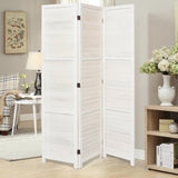 Folding Room Divider Privacy Separator Screen White 3 Panel