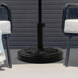 Banana Parasol Hand Parasol Concrete Patio Round Base Stand