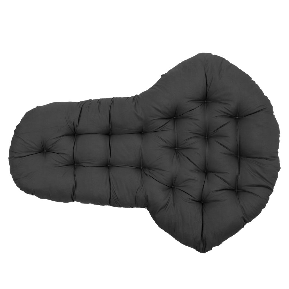 Hanging Egg Chair Thick Cushion Swing Chair Pad, Black