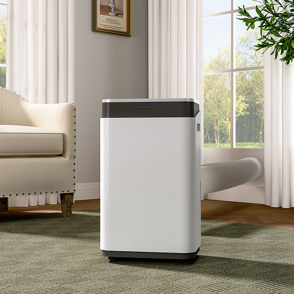 White 20L Dehumidifier with Wheels and WiFi