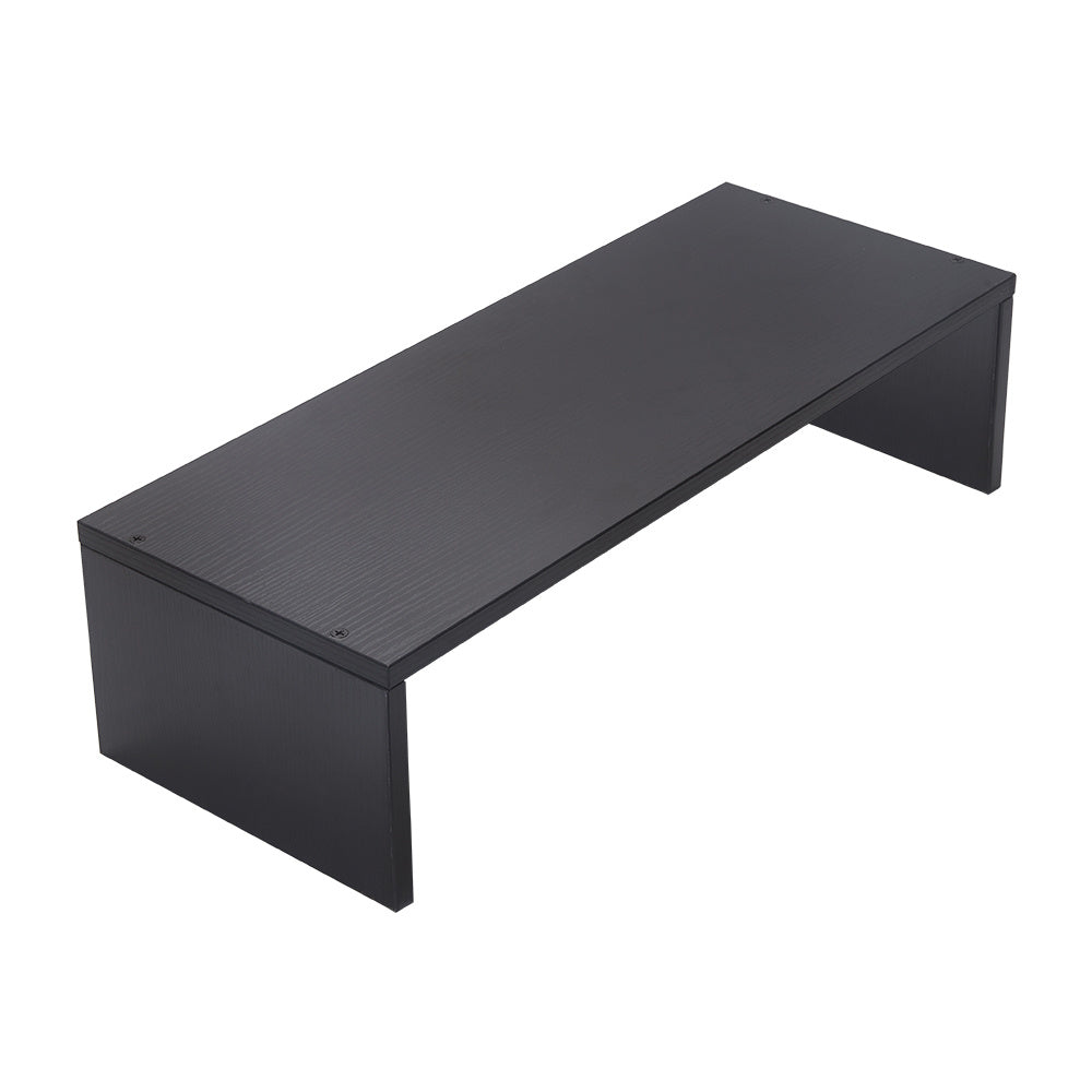 Black Extended Monitor Stand Riser