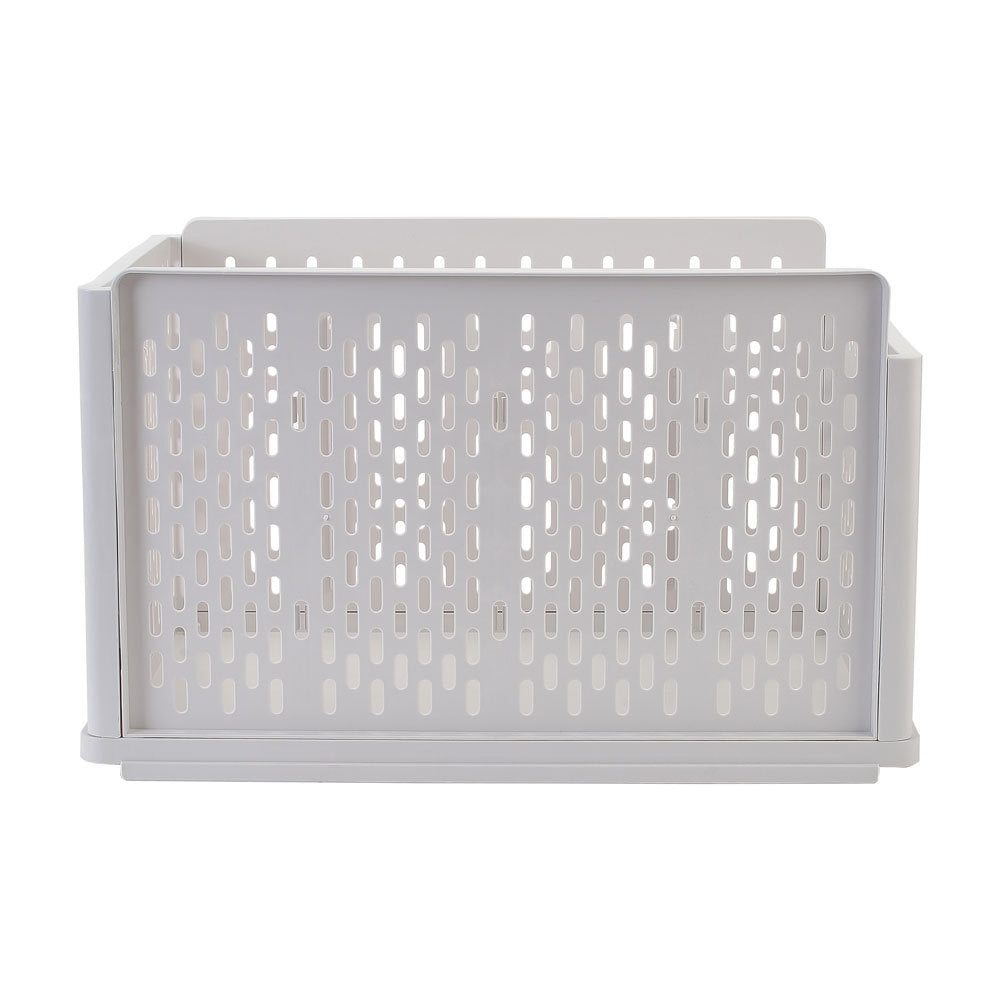 Plastic Stackable Clothes Storage Basket Drawer Organizer