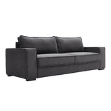 2.3m W Dark Grey Modern Comfortable Living Room 3 Seater Sofa