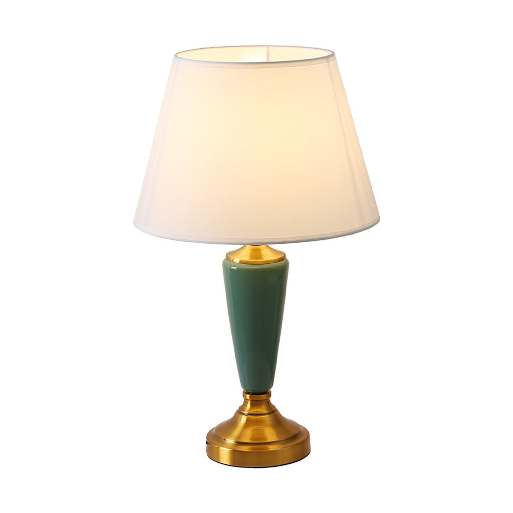 Green 55cm Ceramic Table Lamp Bedside Lamp