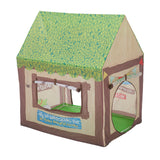 Portable Playhouse Toy Tent with Roll up Door and Windows