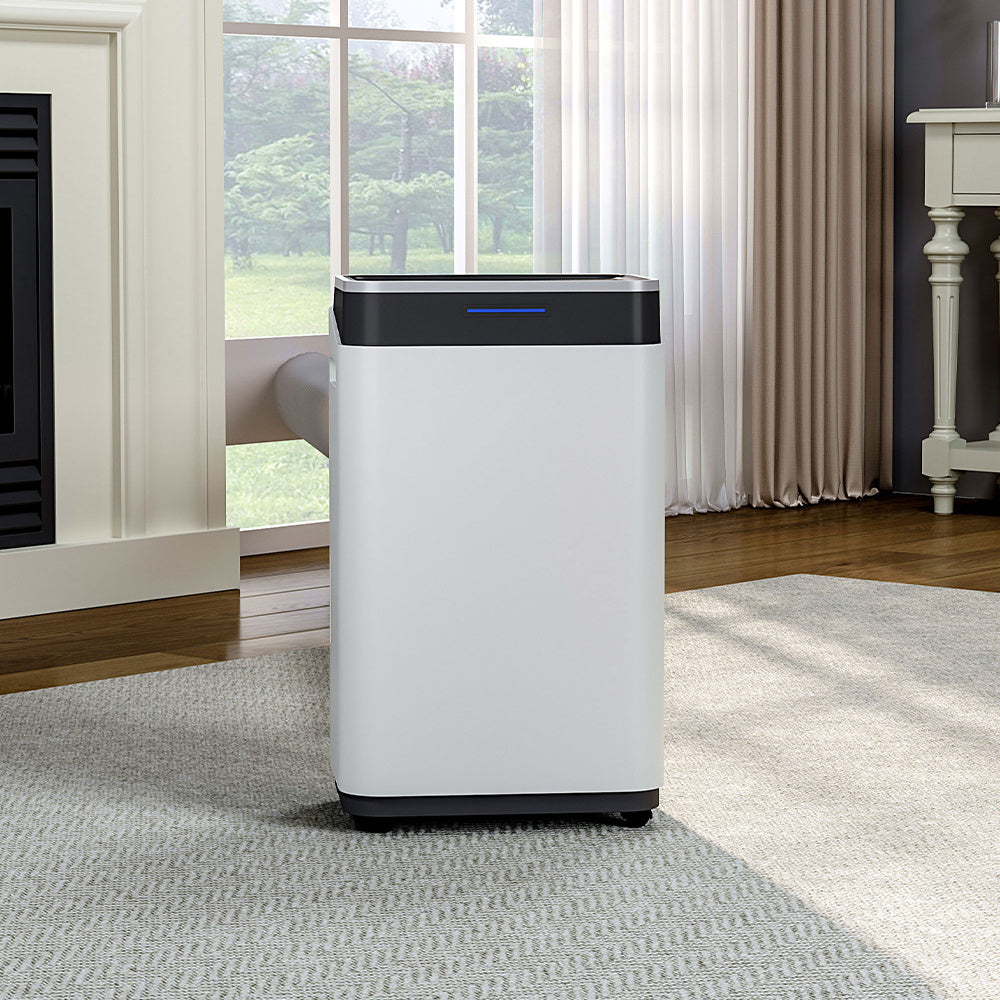 White 20L Dehumidifier with Wheels and WiFi