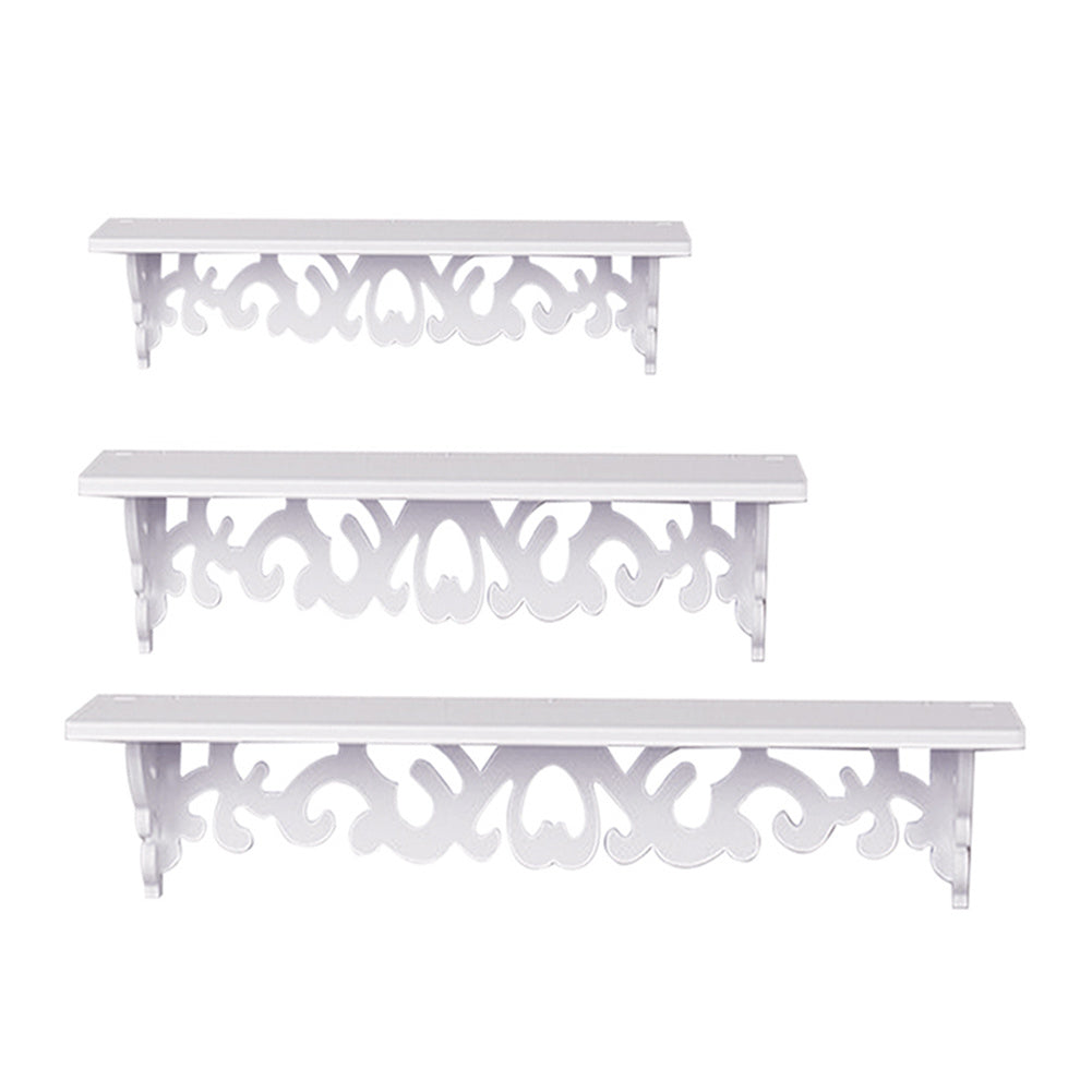 Set of 3 Wall Floating Shelf Ledge