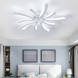 Modern V Shape LED Chandelier Ceiling Light,5 Head Cool White