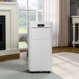 White 9000BTU Portable Air Conditioner with Remote Control