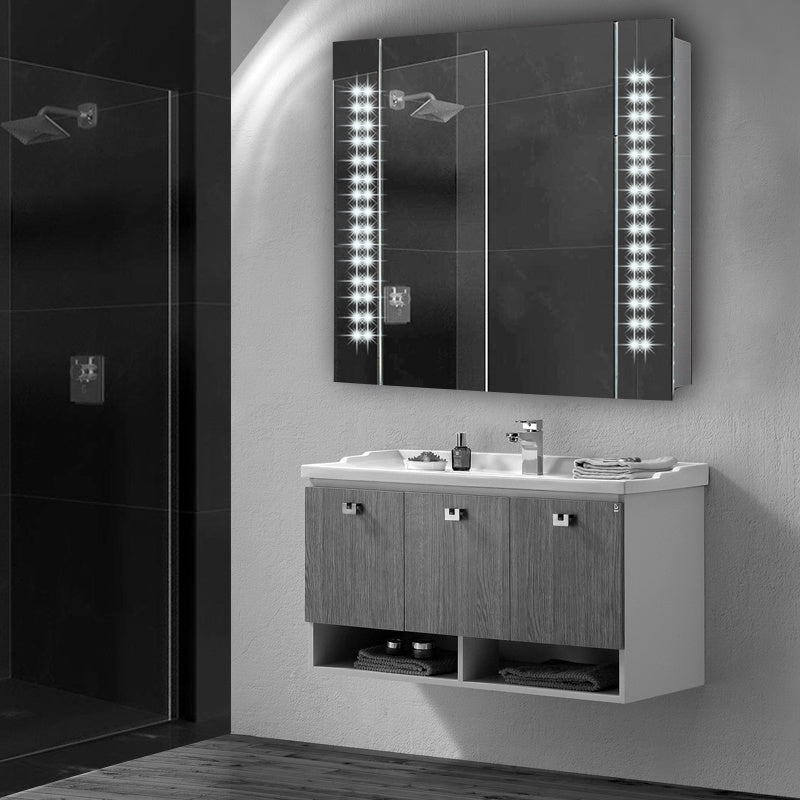 Wall Bathroom Mirror Cabinet with Lights