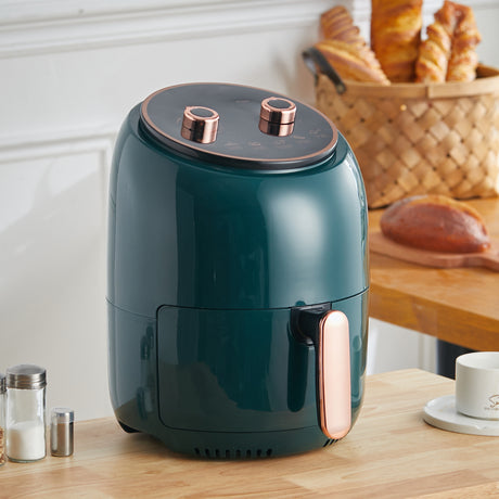 8L Knob Air Fryer Healthy Cooking Green