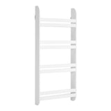 52cm W x 118cm H 4-Tier Wooden Modern Wall-Mounted Shelf