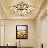 Modern LED Ceiling Light Crystal Chandelier Lamp, 50CM Dimmable