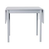 White 140cm W Expandable Rectangular Wooden Dining Table