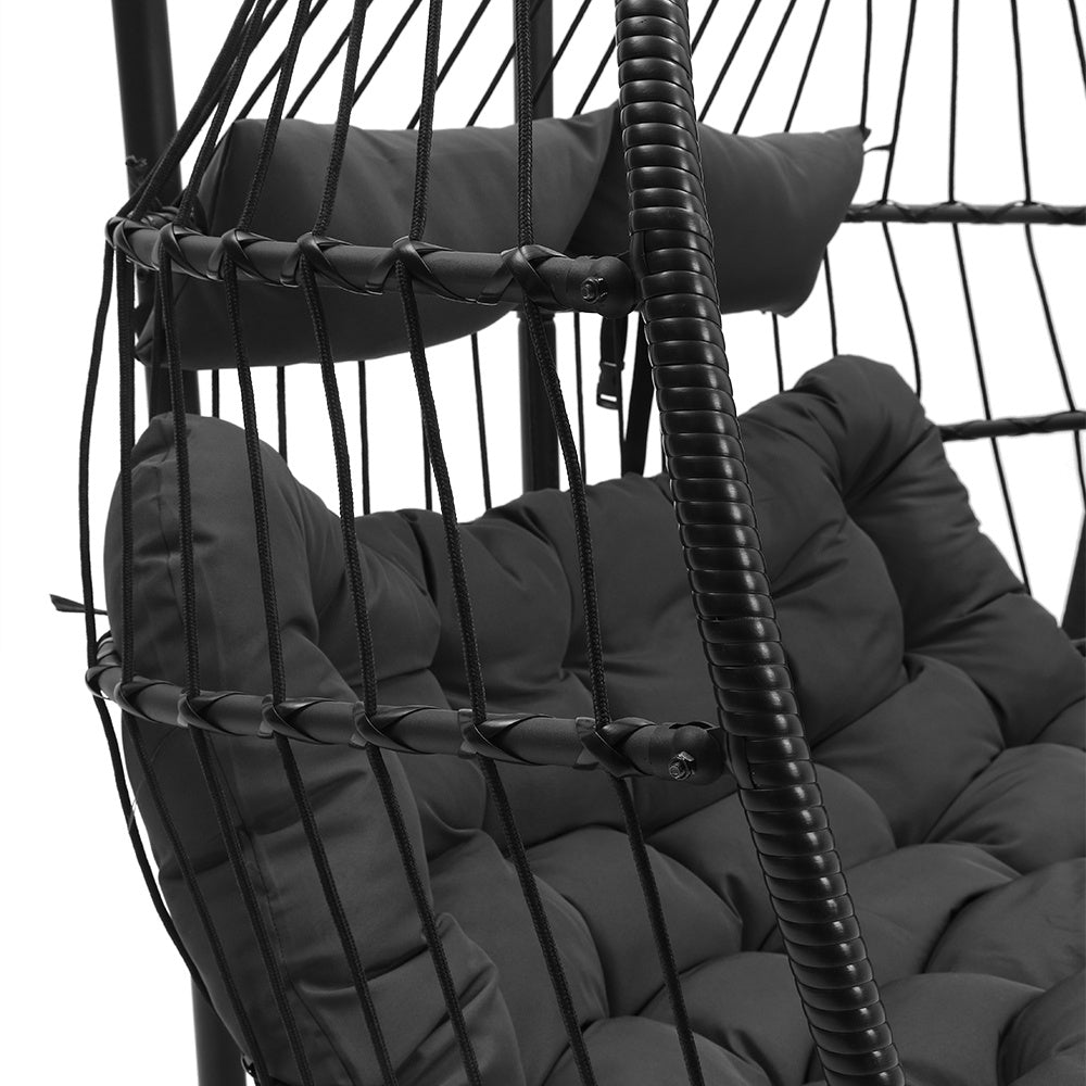 140x103x196cm Outdoor Hanging 2 Seater Egg Chair