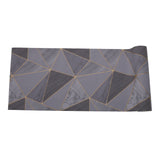 Dark Grey Metallic Geometric Wallpaper Roll